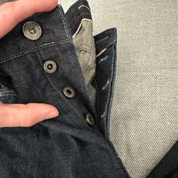 Banana republic Premuim Denim Jeans 34x30 slim fit Near New - Picture 3 of 4